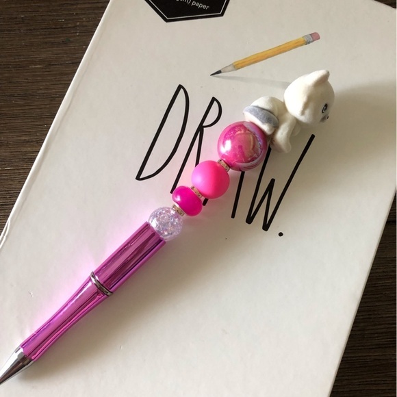 Kitty in my Pocket: Molly Ragdoll Cat handmade pen - Picture 2 of 3